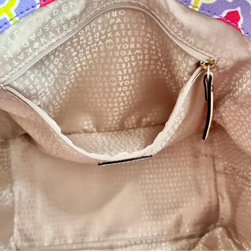 Kate Spade Multicolor ‘Michelle Cabana Tile’ Adjustable Tote Bag